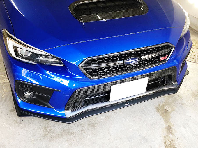 SUBARU WRX STI/S4【Type:VA(D type and after)】Drycarbon Front grill cover 1pcs/st560th【for RHD&LHD】