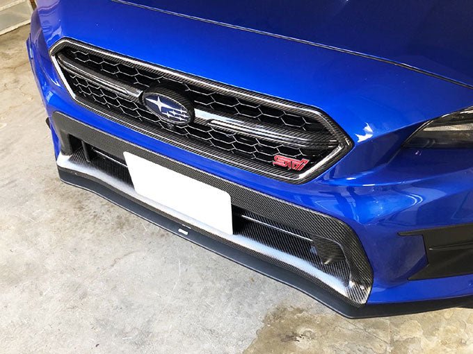 SUBARU WRX STI/S4【Type:VA(D type and after)】Drycarbon Front grill cover 1pcs/st560th【for RHD&LHD】