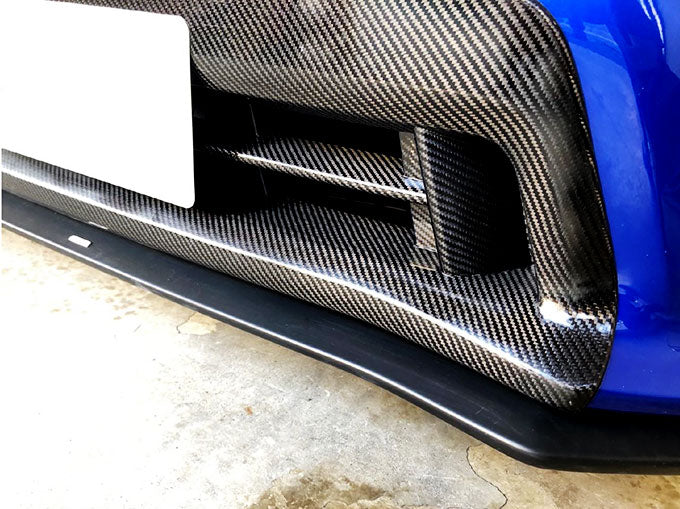SUBARU WRX STI/S4【Type:VA(D type and after)】Drycarbon Front grill cover 1pcs/st560th【for RHD&LHD】