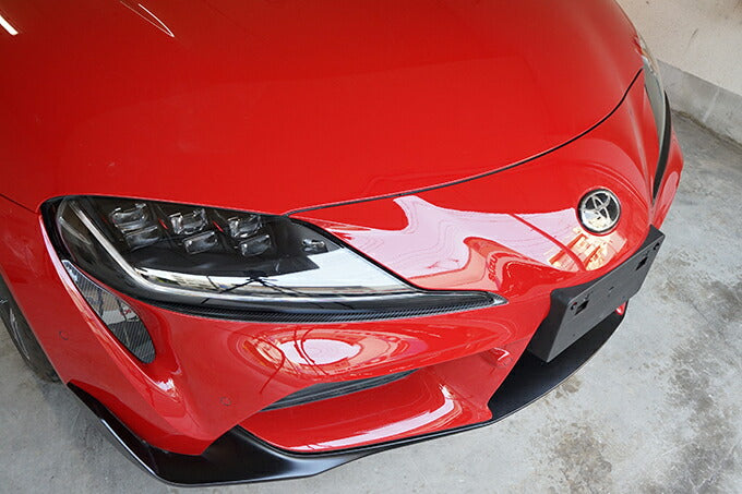 TOYOTA SUPRA 【Type:DB#2】Drycarbon headlight eyeline 2pcs/st573【for RHD&LHD】