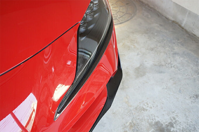 TOYOTA SUPRA 【Type:DB#2】Drycarbon headlight eyeline 2pcs/st573【for RHD&LHD】