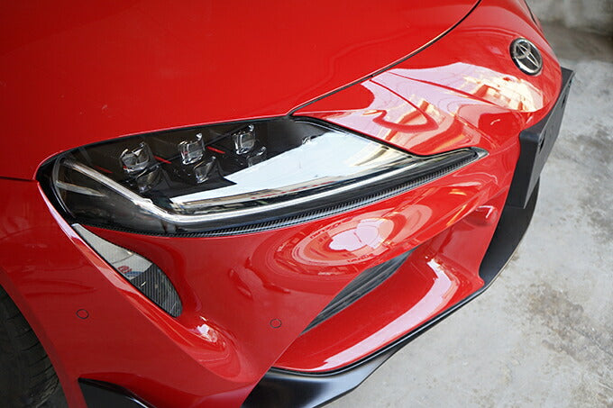 TOYOTA SUPRA 【Type:DB#2】Drycarbon headlight eyeline 2pcs/st573【for RHD&LHD】