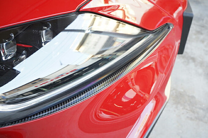 TOYOTA SUPRA 【Type:DB#2】Drycarbon headlight eyeline 2pcs/st573【for RHD&LHD】