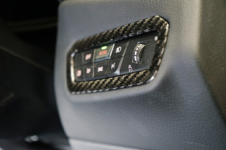 TOYOTA SUPRA 【Type:DB#2】Drycarbon cluster switch panel cover 1pcs/st574th【for RHD&LHD】