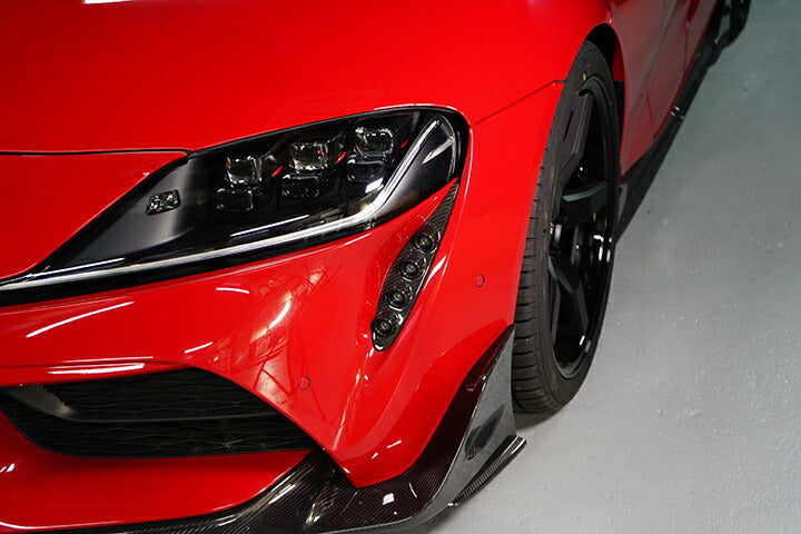 TOYOTA SUPRA 【Type:DB#2】Drycarbon fog light cover 2pcs/st598【for RHD&LHD】