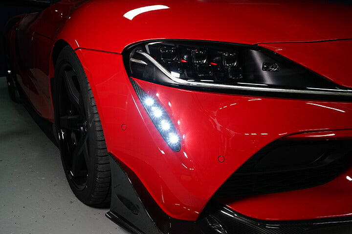 TOYOTA SUPRA 【Type:DB#2】Drycarbon fog light cover 2pcs/st598【for RHD&LHD】