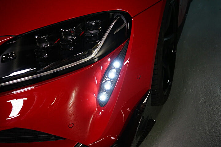 TOYOTA SUPRA 【Type:DB#2】Drycarbon fog light cover 2pcs/st598【for RHD&LHD】