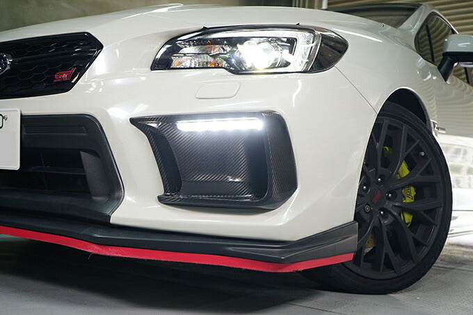 SUBARU WRX STI/S4【Type:VA(D type and after)】Drycarbon Fog light covers (specifications without fog lamps) 2pcs/st628【for RHD&LHD】