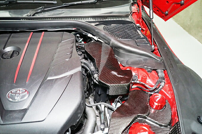 TOYOTA SUPRA 【Type:DB#2】Drycarbon ECU cover 1pcs/st636【for RHD&LHD】