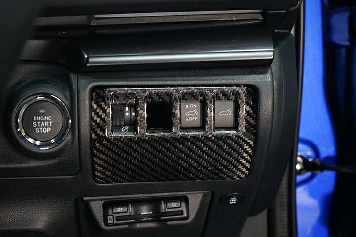 SUBARU WRX S4【Type:VB】Drycarbon rear push start switch panel 1pcs / st651【for RHD&LHD】