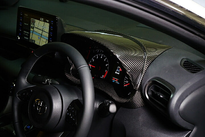 TOYOTA GR YARIS【Type:SERIES 10】Drycarbon meter hood cover 2pcs/st664-665【for RHD】