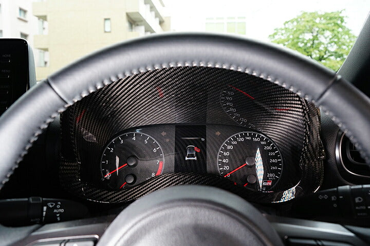 TOYOTA GR YARIS【Type:SERIES 10】Drycarbon meter hood cover 2pcs/st664-665【for RHD】