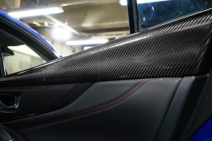 SUBARU WRX S4【Type:VB】Drycarbon rear inner door trim cover 2pcs/st672th【for RHD&LHD】