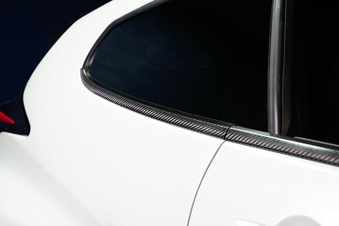 TOYOTA GR YARIS【Type:SERIES 10】Drycarbon door mole cover 4pcs/st688【for RHD&LHD】