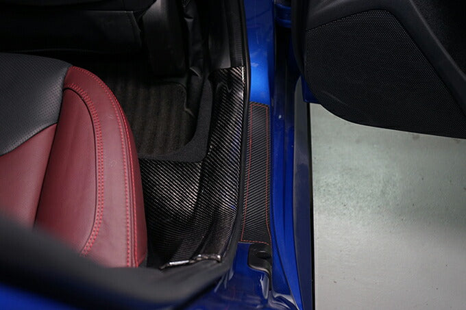 SUBARU WRX S4【Type:VB】Drycarbon rear scuff plate cover 2pcs / st689【for RHD&LHD】
