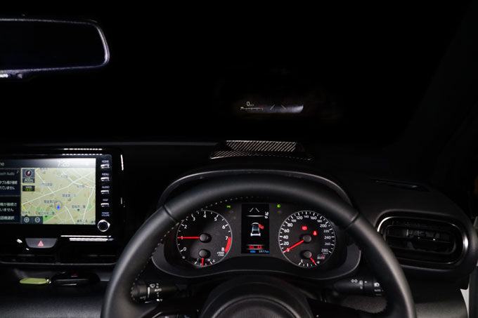 TOYOTA GR YARIS【Type:SERIES 10】Drycarbon head up display cover/st696【for RHD】