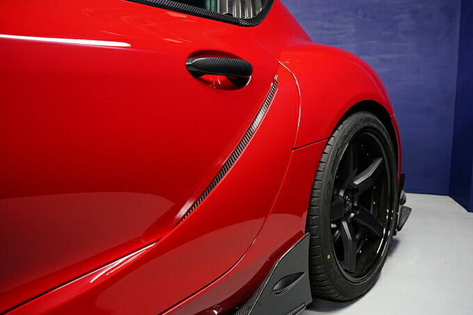 TOYOTA SUPRA 【Type:DB#2】Drycarbon outer door duct cover 2pcs/st700【for RHD&LHD】