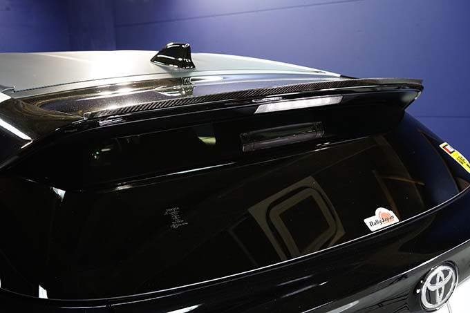 TOYOTA GR YARIS【Type:SERIES 10】Drycarbon rear spoiler extension/st705【for RHD&LHD】