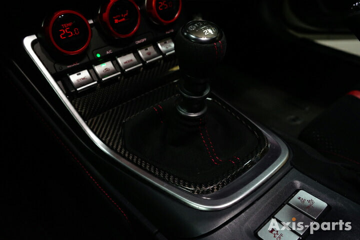 SUBARU BRZ【Type:ZD8】TOYOTA GR86 【Type:ZN8】Drycarbon shift panel cover for MT 1pcs /st720【for RHD&LHD】