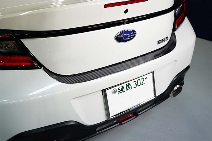 SUBARU BRZ【Type:ZD8】TOYOTA GR86 【Type:ZN8】Drycarbon rear door step guard/st724【for RHD&LHD】