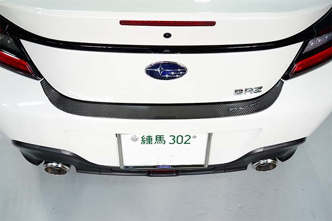 SUBARU BRZ【Type:ZD8】TOYOTA GR86 【Type:ZN8】Drycarbon rear door step guard/st724【for RHD&LHD】