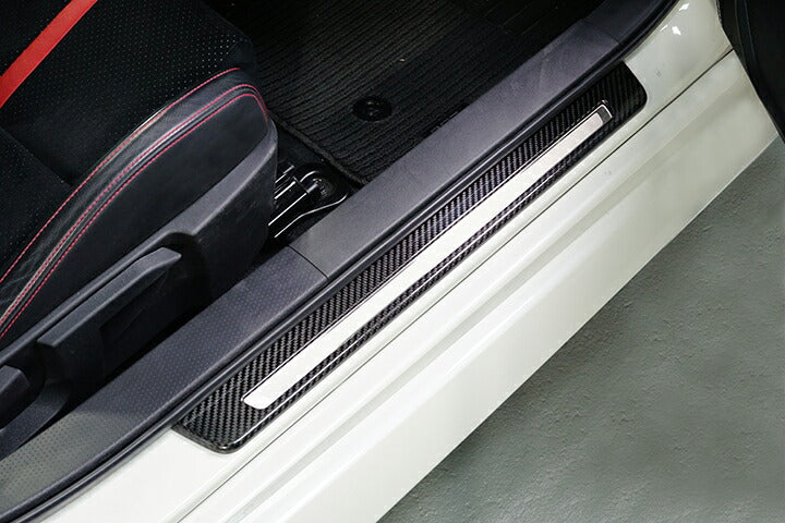 SUBARU BRZ【Type:ZD8】TOYOTA GR86 【Type:ZN8】Drycarbon door sill plate cover 2pcs/st731【for RHD&LHD】