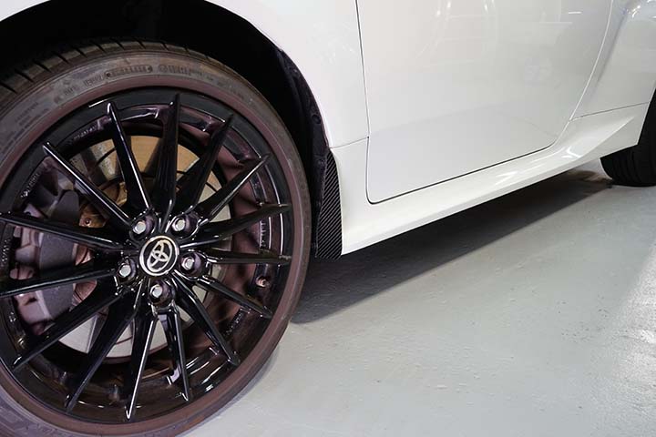 TOYOTA GR YARIS【Type:SERIES 10】Drycarbon front mad guard 2pcs/st739【for RHD&LHD】