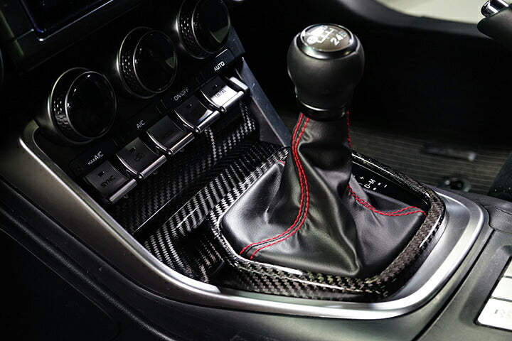 SUBARU BRZ【Type:ZD8】TOYOTA GR86 【Type:ZN8】Drycarbon shift panel cover for AT/st746【for RHD&LHD】
