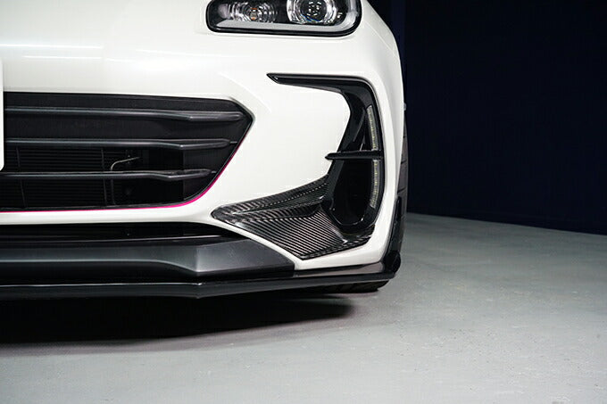 SUBARU BRZ【Type:ZD8】Drycarbon front bumper side cover for vehicles equipped with accessory liner 2pcs /st748-accliner【for RHD&LHD】