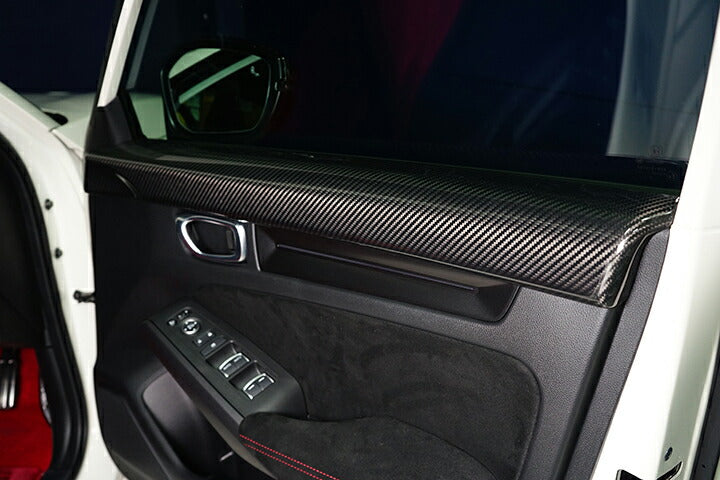 HONDA CIVIC/CIVIC Type R 【Type:FL】Drycarbon Front door trim cover 2pcs /st769【for RHD&LHD】