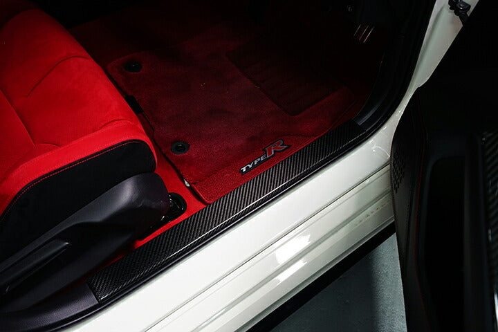 HONDA CIVIC/CIVIC Type R 【Type:FL】Drycarbon Scuff plate cover 2pcs /st789【for RHD&LHD】
