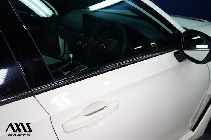 HONDA CIVIC/CIVIC Type R 【Type：FL】Drycarbon door molding cover 6pcs/st829【for RHD&LHD】