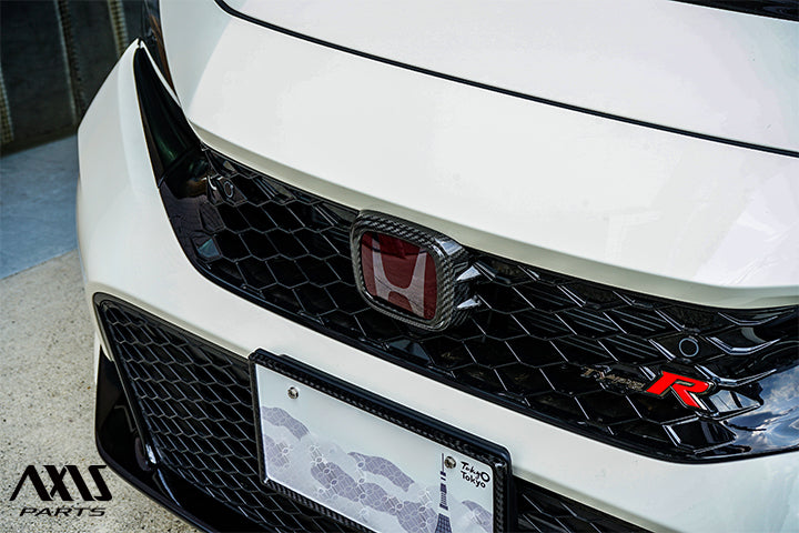 HONDA CIVIC Type R 【Type：FL5】Drycarbon Front emblem cover/st1126【for RHD/LHD】