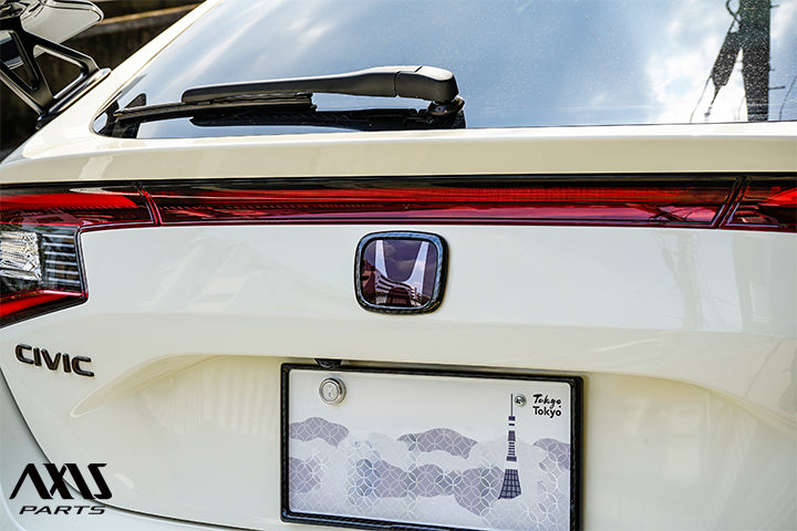 HONDA CIVIC Type R 【Type：FL5】Drycarbon rear emblem cover/st1127【for RHD/LHD】