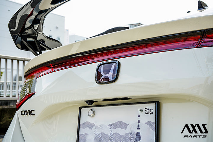 HONDA CIVIC Type R 【Type：FL5】Drycarbon rear emblem cover/st1127【for RHD/LHD】