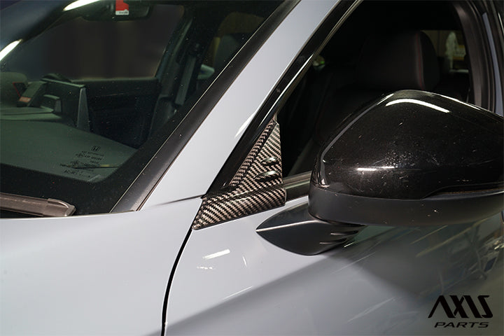 HONDA CIVIC/CIVIC Type R 【Type：FL】Drycarbon Side A-pillar cover 2pcs/st958【for RHD&LHD】