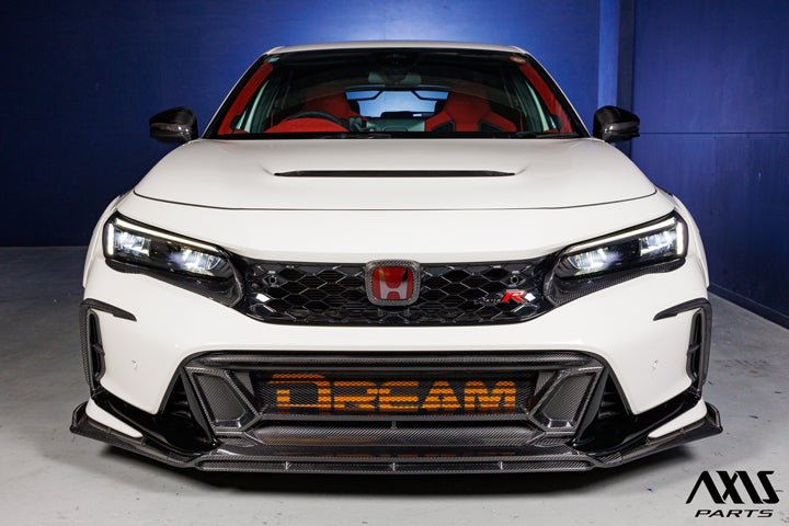HONDA CIVIC Type R 【Type：FL5】Drycarbon front lip cover 3pcs/st1134【for RHD/LHD】