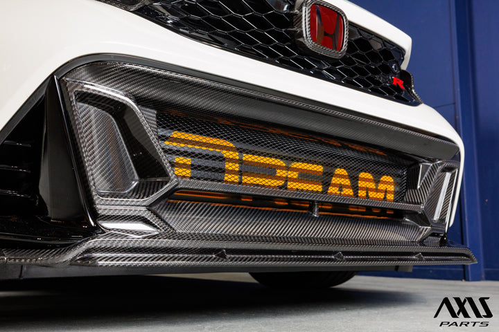HONDA CIVIC Type R 【Type：FL5】Drycarbon Front lower grill cover 2pcs/st1141【for RHD/LHD】