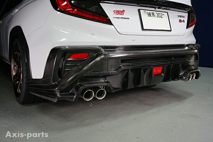 SUBARU WRX S4【Type：VB】Drycarbon rear bumper cover 3pcs /st846【for RHD&LHD】
