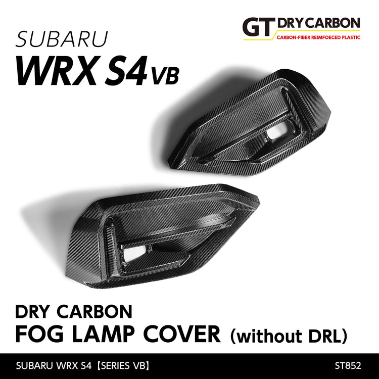 SUBARU WRX S4【Type：VB】Drycarbon fog lanp cover (without DRL) 2pcs /st852【for RHD&LHD】