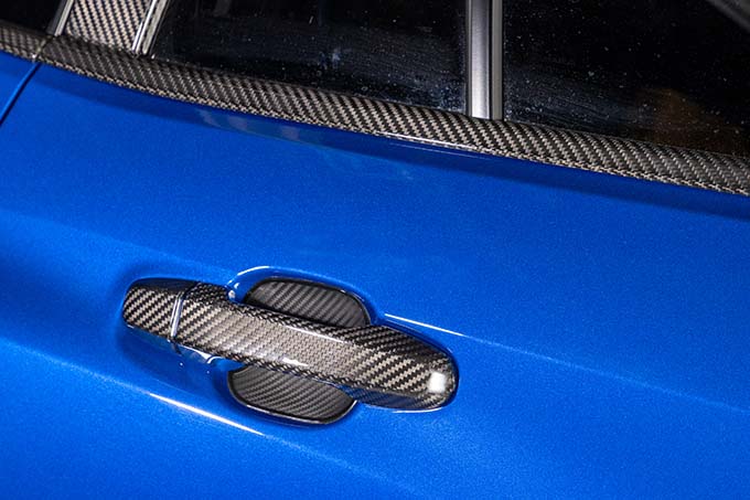 SUBARU WRX S4【Type：VB】FORESTER【Type：SK】Drycarbon door handle cover 4pcs /st314【for RHD】