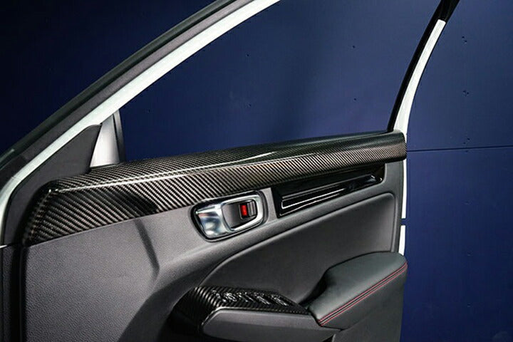 HONDA CIVIC/CIVIC Type R 【Type：FL】Drycarbon  Front door trim cover 2pcs /st769【for RHD&LHD】