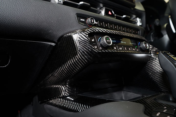 TOYOTA SUPRA 【Type：DB#2】Drycarbon center console cover 2pcs/st528【for RHD&LHD】