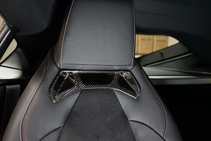 TOYOTA SUPRA【Type：DB#2】Drycarbon  front seat headrest garnish 2pcs/st550【for RHD&LHD】