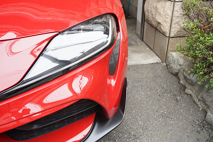 TOYOTA SUPRA【Type：DB#2】Drycarbon front bumper duct cover 2pcs/st555th【for RHD&LHD】