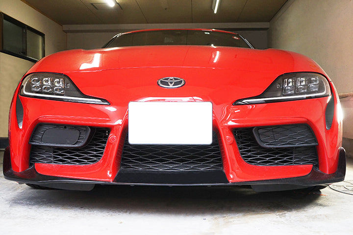TOYOTA SUPRA【Type：DB#2】Drycarbon front bumper duct cover 2pcs/st555th【for RHD&LHD】