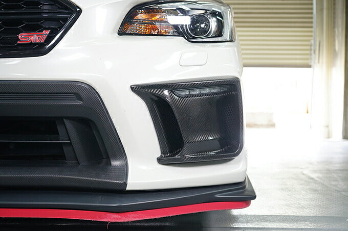 SUBARU WRX STI/S4【Type：VA(D type and after)】Drycarbon Fog light covers （specifications without fog lamps） 2pcs/st628【for RHD&LHD】