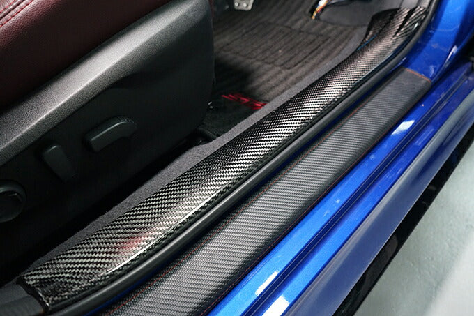 SUBARU WRX S4【Type：VB】Drycarbon front scuff plate cover 2pcs /st638th【for RHD&LHD】