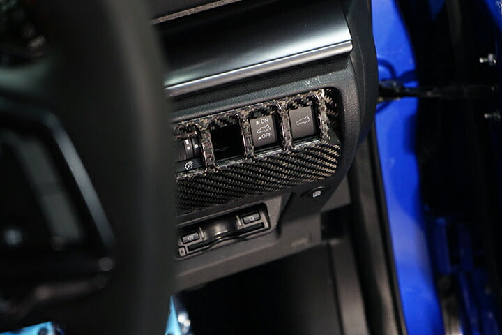 SUBARU WRX S4【Type：VB】Drycarbon rear push start switch panel 1pcs / st651【for RHD&LHD】