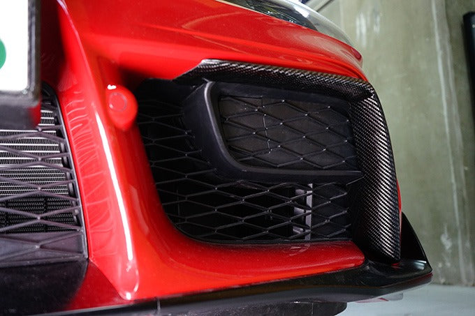 TOYOTA SUPRA【Type：DB#2】Drycarbon front duct upper garnish 2pcs/st678【for RHD&LHD】